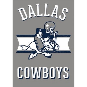 Briarwood Lane Retro Dallas Cowboys House Flag NFL Licensed Double-Sided 28"x40" - 1 of 3