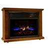 Comfort Glow Mobile Quartz Electric Fireplace with Real Flame Technology - 3 of 4