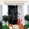 SEVOBAL Party Decorations Accessories Halloween Decorations Spider Outdoor Halloween Spider Mega Spider Scary Spider Outdoor, Black, 59"*59"*59" - 2 of 4