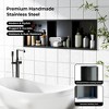 Shower Niche 12X12 Inch, Stainless Steel, Storage for Shower Wall, No Tile Needed Recessed Design, Rectangle Recessed, Shower Installation Kits - 3 of 4