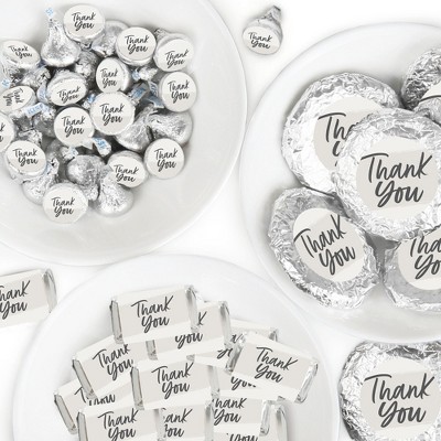 Big Dot of Happiness Champagne Elegantly Simple - Guest Party Favors Candy Favor Sticker Kit - 304 Pieces