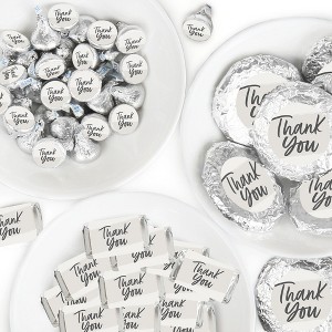 Big Dot of Happiness Champagne Elegantly Simple - Guest Party Favors Candy Favor Sticker Kit - 304 Pieces - 1 of 4