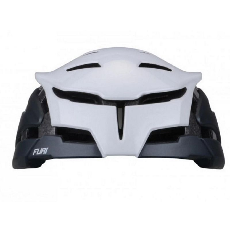 Now FURI - Adult Aerodynamic Bicycle Helmet White/Black Matte S/M, 2 of 4