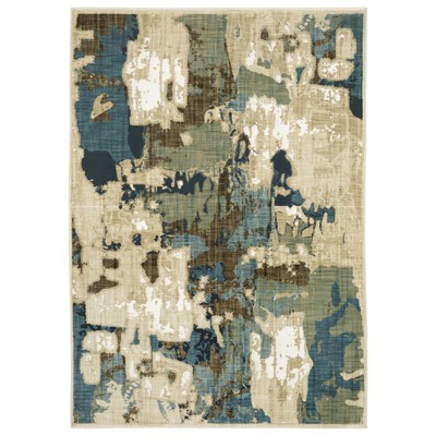 Oriental Weavers Reed RE11Q Beige/ Multi Indoor Area Rug - 6'7" x 9'6"