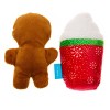 BARK Howly Jowly Holidays Merry Jitterbread Man Food Shaped Plush Dog Toy - 2 of 4