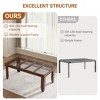 COZONY 71-inch Farmhouse Dining Table for 6-8 People, Rustic Rectangular Wood Kitchen Table for Living Room and Restaurant - 4 of 4