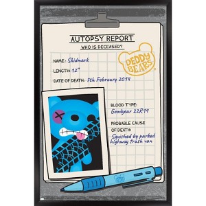Trends International Deddy Bears - Skidmark Autopsy Framed Wall Poster Prints - 1 of 4
