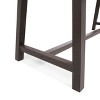 GDFStudio Bowman Outdoor Modern Industrial Acacia Wood 71" W Dining Table with Metal Legs - image 4 of 4