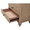 NicBex Nightstand with 3 Drawers,Modern Side Table with USB Charging Port and Wood Frame,Bedside Table for Bedroom,Living Room - 4 of 4