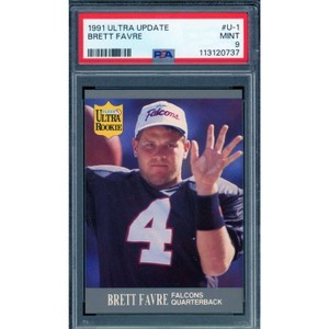 Brett Favre Rookie Card 1991 Ultra Update #U-1 PSA 9 - 1 of 2
