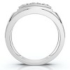 Pompeii3 3/4ct Diamond Mens 14K White Gold Wedding Ring - 2 of 4
