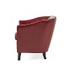 GDFStudio Hawthorne Contemporary Upholstered Club Chair with Nailhead Trim - 4 of 4