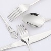 REGALWOVEN Stainless Steel Floral Modern Flatware Cutlery Set Silverware Set 20 Piece - 3 of 4