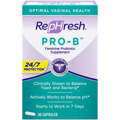 RepHresh Pro-B Probiotic Supplement Capsules for Women - 30ct