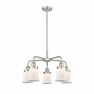 Canton - 5 Light Stem Hung Chandelier In Industrial Style-14.5 Inches Tall and 23.25 Inches Wide - 1 of 1