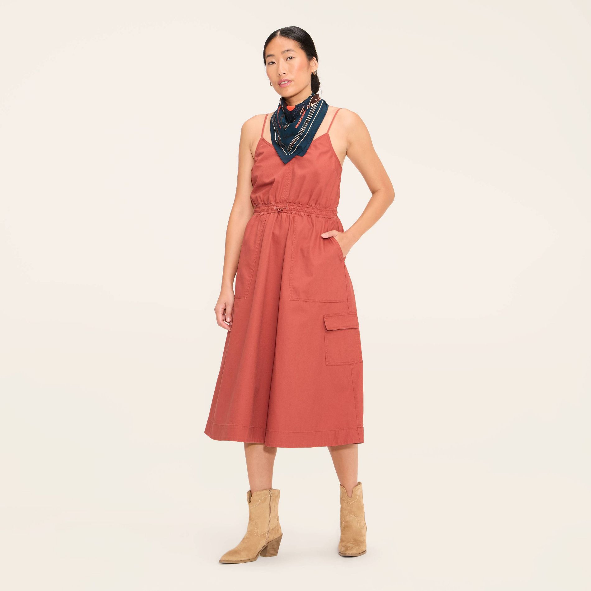 Women's Utility Midi Dress - Woolrich x Target Cinnamon XXS