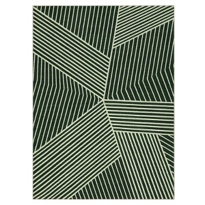 Washable Geometric Stripped Lines Print Area Rug for Living Room Bedroom, Indoor Modern Large Floor Carpet for Dining Room Home Office - 1 of 4