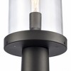 Elk Home Hopkins 1 - Light Post Light in  Charcoal Black - image 2 of 3