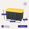 HOMZ Durabilt 27 Gallon Heavy Duty Storage Tote with Lid - 4 of 4