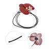 Unique Bargains Phalaenopsis Flower Pattern Adjustable Choker Necklac 1 Pc - 4 of 4