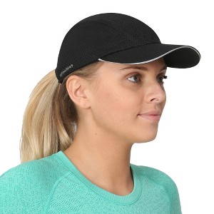 TrailHeads Women’s Running Hat - Lightweight Mesh Summer Cap for hiking, golf, tennis, sports - 1 of 4