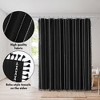 Americanflat 71x71 Woven Linen Shower Curtain with Tassel Accents - Includes 12 Grommets and Hooks - 100% Polyester - 4 of 4