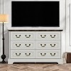 ORRD Farmhouse Style Bedroom 5 Drawer Dresser, 31.5'' Wooden Chest of Drawers with Metal Handles for Living Room, Hallway, Closet (Gray) - 3 of 4