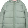 LONDON FOG Little/Big Girls' Fleece Lined Hooded Puffer Coats - 2 of 4