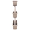 vidaXL Outdoor Weatherproof Thermoplastic Rubber Planter Boxes with Expandable System and Water Reservoir, Taupe, 6 pcs 39.4" - 4 of 4