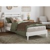 AFI Furnishings Savannah Twin XL Solid Wood Low Profile Platform Bed in White - 2 of 4