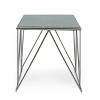 Sardis Modern Glam Handcrafted Marble Top Coffee Table Green/Gold - Christopher Knight Home: Durable Iron Base, No Assembly Required - 2 of 4