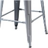 Lyngins Set of 2/4 Industrial Metal Bar Stools,Counter Chairs with Bucket Back,Stools for Kitchen Counter,Living Room - 4 of 4