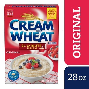 Cream of Wheat 2.5 Minute Hot Cereal, Original Flavor, Kosher, Shelf-Stable, 28 oz Box (Pack of 4) - 1 of 4