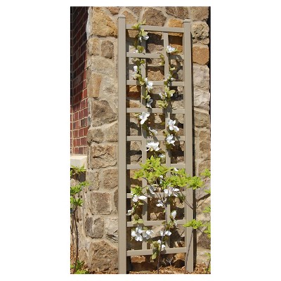 75" Elmwood Vinyl Trellis - Mocha - Dura-Trel