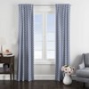 Bacati - Aztec Kilim Navy Cotton Printed Single Window Curtain Panel - image 4 of 4