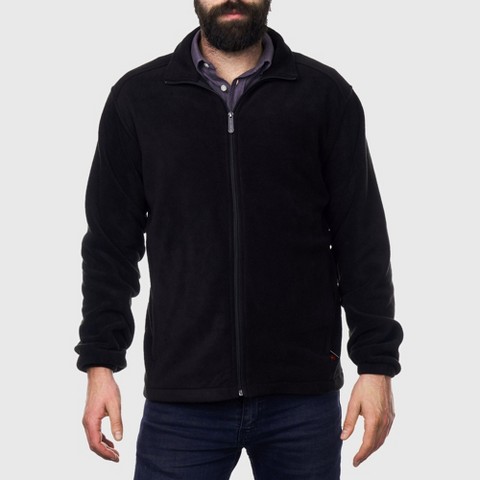Мужские куртки Alpine Swiss Trent Mens Full Zip Up Fleece Jacket Medium Black