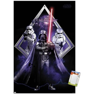 Trends International Star Wars: Original Trilogy - Villains Badge Unframed Wall Poster Prints - 1 of 4