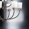 Urban Ambiance Luxury Transitional Chandelier,  20-3/8" x 31-1/4",  Olde Bronze Finish, UHP2768 - 4 of 4