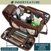 PAVILIA Toiletry Bag Women Men, Travel Toiletries Organizer Case, Essentials Shaving Dopp Kit, Cosmetic Make Up Accessories - 2 of 4