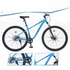 DSVIMOY Bicycles, 29 Inch Mountain Bike for Men Women Boys and Girls, Mountain Bike with Single Speed, Blue, 70.8"*27.1"*40.9" - 3 of 4