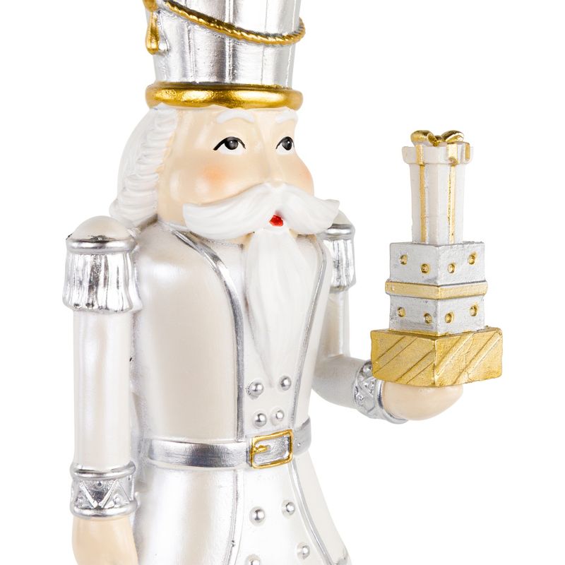 Northlight 13.5" Gold Metallic Christmas Nutcracker with Gifts, 5 of 8