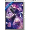 Trends International James Booker - Space Wolves Howling Framed Wall Poster Prints - 3 of 4