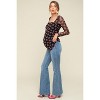 PinkBlush Light Blue Vintage Wash Flare Maternity Jeans - 2 of 4