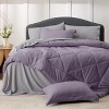 Bedsure Comforter Set – Bed in a Bag with Contrast Color Solid Design, Soft All-Season Bedding Set - 2 of 4