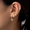Small Gold Huggie Hoop Earrings Set for Women Men Hypoallergenic 14K Plated Stack Cartilage Earrings, Multiple Piercing - 4 of 4