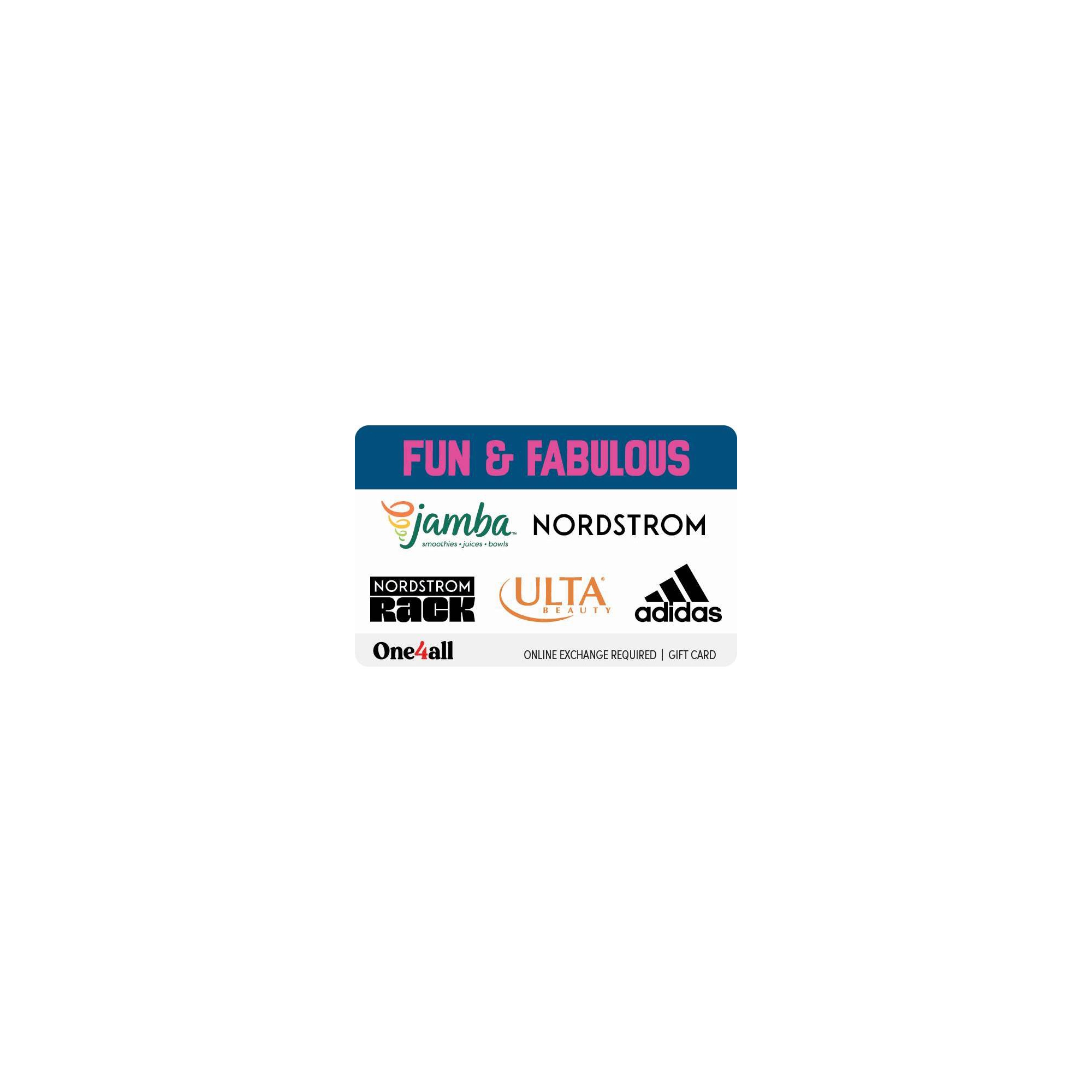 $100 One4all Fun & Fabulous Gift Card (Email Delivery)