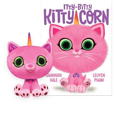 MerryMakers Itty-Bitty Kitty-Corn Plush And Hardcover Book Set