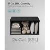 Storage Ottoman, Foldable Storage Bench, 15 x 30 x 15 Inches, Flipping Lid, 660 lb Load Capacity - 4 of 4