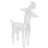 vidaXL Christmas Reindeers 2 pcs Multicolor 80 LEDs Acrylic - 4 of 4