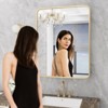 WallBeyond Aluminum Rectangle Corner Door Cabinet Wall Mirror - 4 of 4
